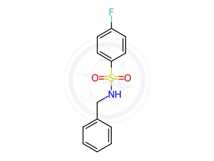 Chemical structure of N-Benzyl-4-fluorobenzenesulfonamide