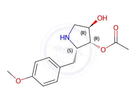 Chemical structure of Anisomycin Impurity 1