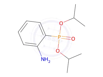 Chemical structure of DiiSopropyl (2-aminophenyl)phosphonate
