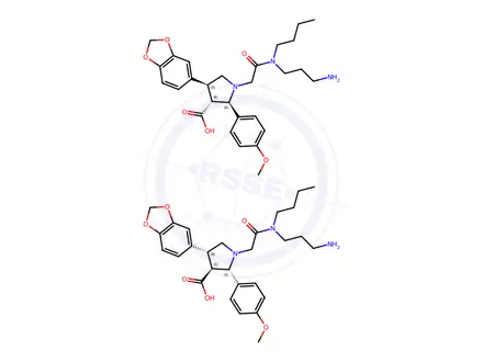 Chemical structure of Atrasentan Hydrochloride Impurity 245 (Mixture of Enantiomers)