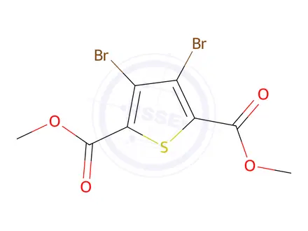 Chemical structure of Dimethyl 3,4-dibromothiophene-2,5-dicarboxylate