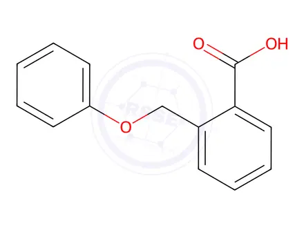 Chemical structure of (phenoxymethyl)benzoic acid