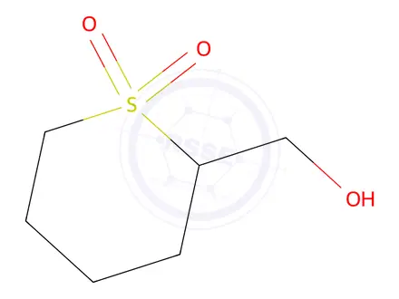 Chemical structure of 2-(hydroxymethyl)-1lambda6-thiane-1,1-dione