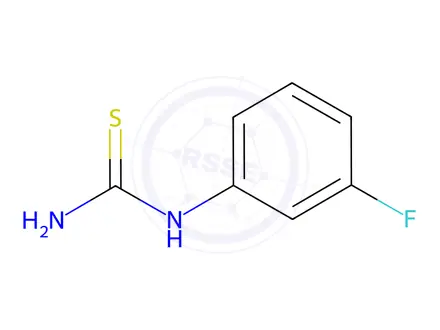 Chemical structure of 1-(3-Fluorophenyl)-2-thiourea