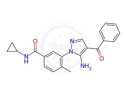 Chemical structure of Acumapimod Impurity 1