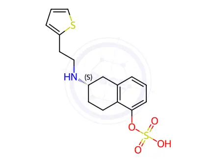 Chemical structure of N-Despropyl Rotigotine Sulfate
