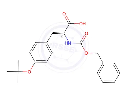 Chemical structure of Linaclotide Impurity 16 (Z-Tyr(Tbu)-Oh)