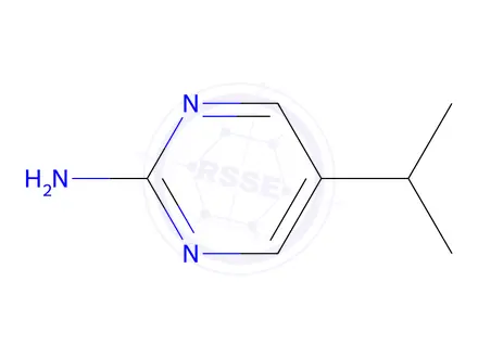 Chemical structure of 5-isopropyl-pyrimidin-2-ylamine