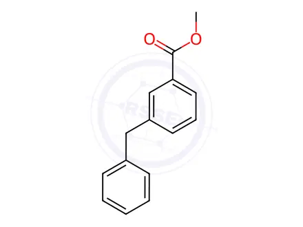 Chemical structure of 3-Benzylbenzoic acid methyl ester