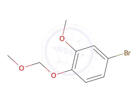 Chemical structure of 4-Bromo-2-methoxy-1-(methoxymethoxy) Benzene