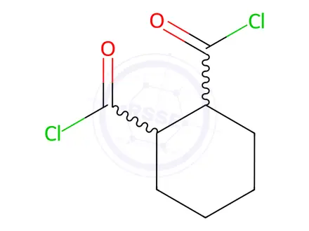 Chemical structure of 1,2-Cyclohexanedicarbonyl dichloride (9CI)