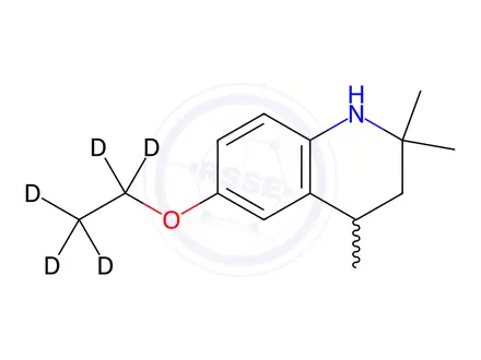 Chemical structure of Ethoxyquin-D5