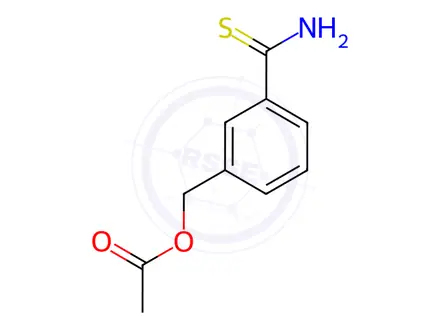Chemical structure of 1256483-06-3 3-(Acetoxymethyl)thiobenzamide MFCD16658854