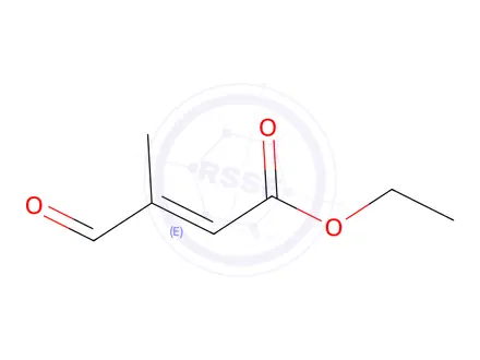 Chemical structure of (E)-3-Methyl-4-oxo-2-butenoic Acid Ethyl Ester
