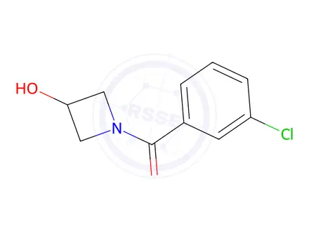 Chemical structure of 1-(3-chlorobenzoyl)azetidin-3-ol