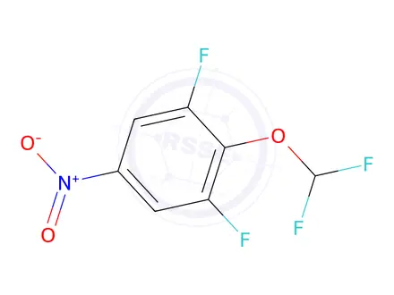 Chemical structure of 2-(DifluoroMethoxy)-1,3-Difluoro-5-Nitrobenzene