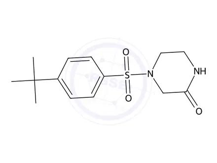 Chemical structure of 4-((4-(Tert-butyl)phenyl)sulfonyl)piperazin-2-one