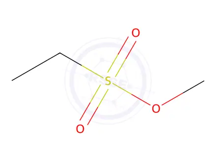 Chemical structure of Methyl Ethanesulfonate