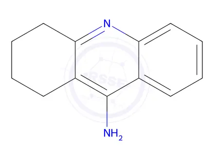 Chemical structure of 1,2,3,4-TETRAHYDRO-9-ACRIDINAMINE