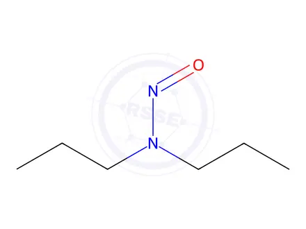 Chemical structure of N-Nitrosodipropylamine