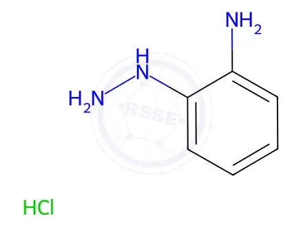 Chemical structure of 2-Hydrazinylaniline, HCl