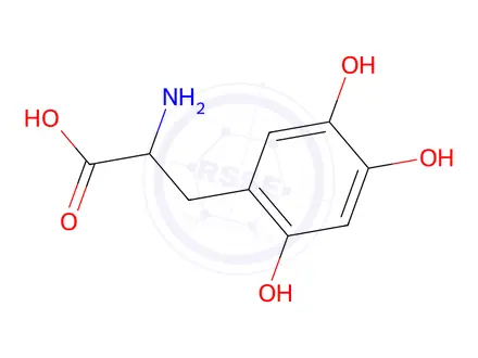 Chemical structure of Rac-Levodopa EP Impurity A