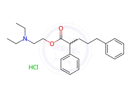 Chemical structure of 2-DIETHYLAMINOETHYL2,2-DIPHENYLVALERATEHYDROCHLORIDE