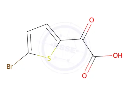 Chemical structure of 5-Bromothiophene 2-Oxoacetic Acid
