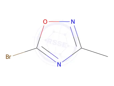 Chemical structure of 5-Bromo-3-methyl-1,2,4-oxadiazole