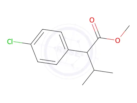 Chemical structure of 2-(4-Chloro-phenyl)-3-methyl-butyric Acid Methyl Ester