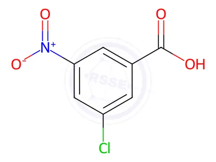 Chemical structure of 3-Chloro-5-nitrobenzoic Acid