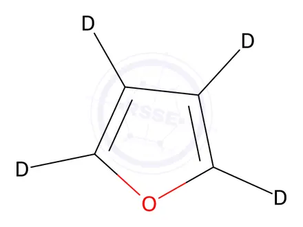 Chemical structure of Furan-d4