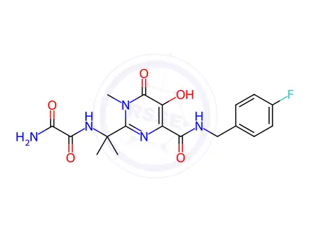 Chemical structure of Deoxadiazole Oxalamide Raltegravir