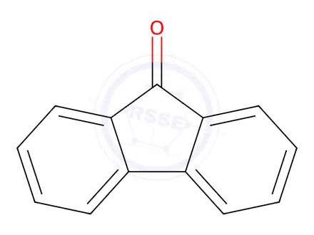 Chemical structure of 9-Fluorenone