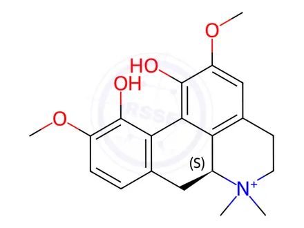 Chemical structure of Magnoflorine