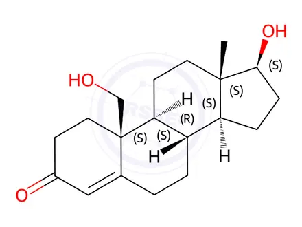 Chemical structure of 19-Hydroxytestosterone