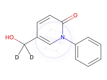 Chemical structure of Pirfenidone Impurity 6-d2