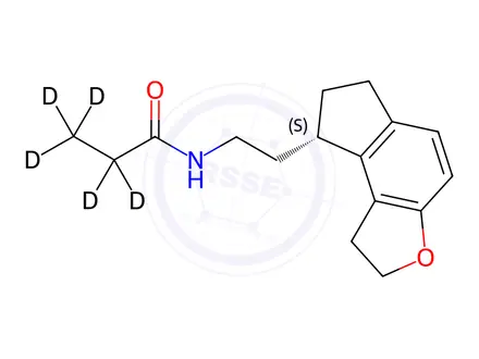 Chemical structure of Ramelteon D5