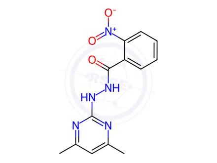 Chemical structure of N'-(4,6-Dimethylpyrimidin-2-yl)-2-nitrobenzohydrazide