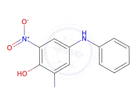 Chemical structure of 2,6-Dinitro-4-(phenylamino)phenol