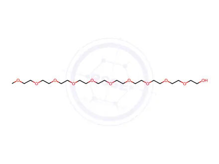 Chemical structure of Decaethylene glycol monomethyl ether