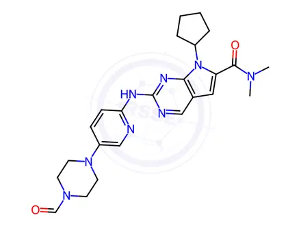 Chemical structure of N-Formyl Ribociclib