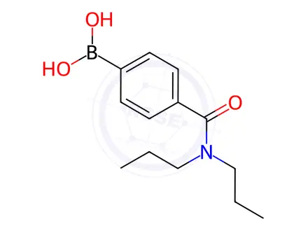 Chemical structure of (4-(Dipropylcarbamoyl)phenyl)boronic acid