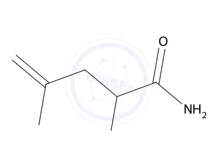 Chemical structure of 2-Amino-4-methylpent-4-enamide