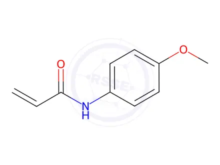 Chemical structure of N-(4-methoxyphenyl)prop-2-enamide