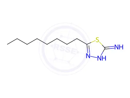 Chemical structure of 5-Octyl-1,3,4-thiadiazol-2-amine