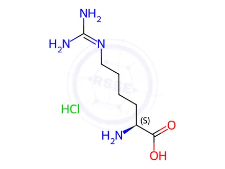 Chemical structure of L-Homoarginine Hydrochloride