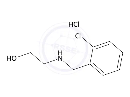 Chemical structure of 2-((2-Chlorobenzyl)amino)ethanol hydrochloride
