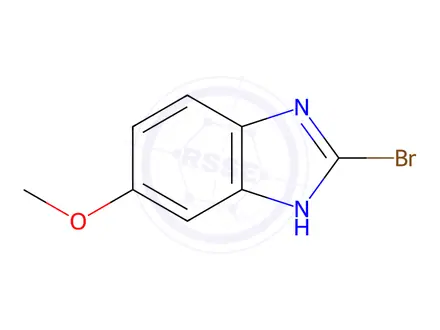 Chemical structure of 2-bromo-5-methoxy-1H-benzo[d]imidazole