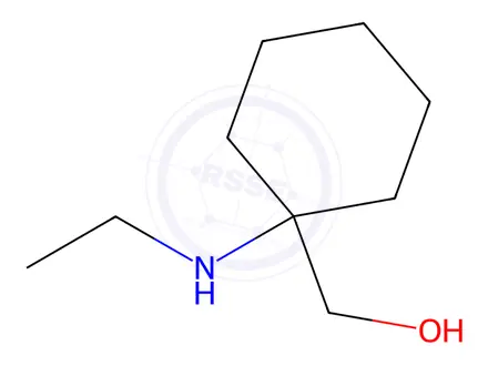 Chemical structure of [1-(Ethylamino)cyclohexyl]methanol
